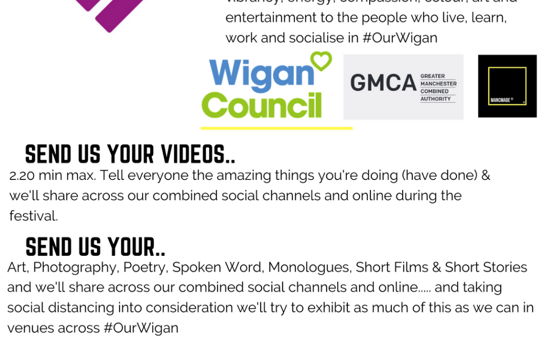 Tom from the Lottery Winners Asking Creatives to get Involved with The #OurWigan Festival